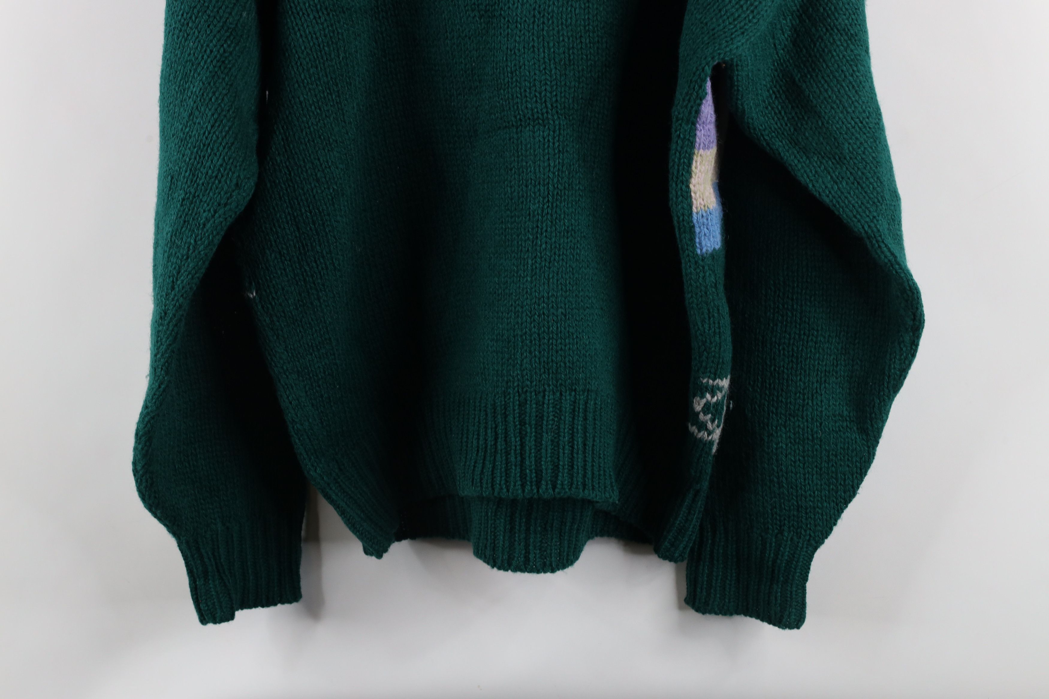 Vintage Vintage 70s Streetwear Knit Country Farmhouse Sheep Sweater Size XL / US 12-14 / IT 48-50 - 11 Thumbnail