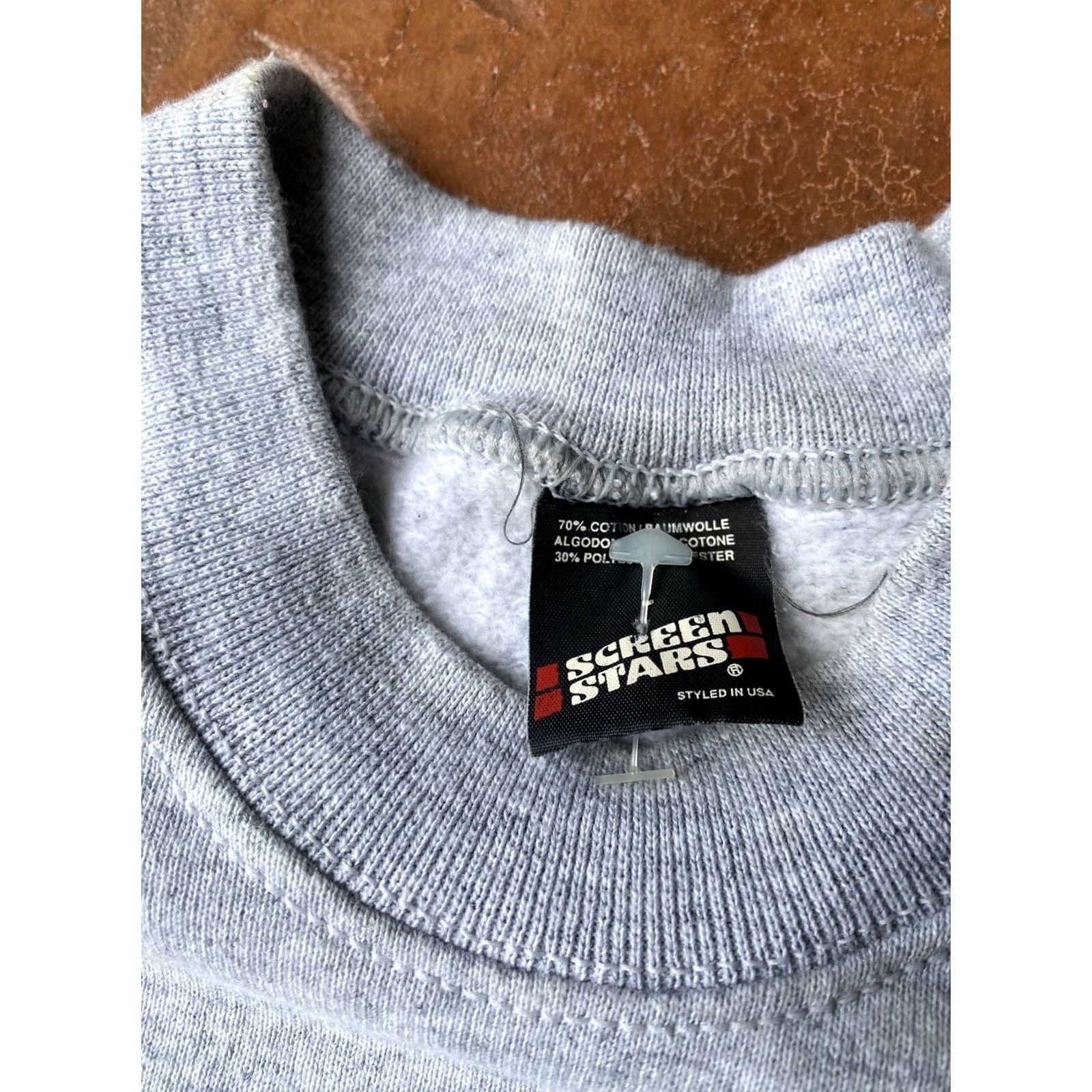 Spell VINTAGE London England Crewneck Sweatshirt Large Gray USA Embroidered Size US L / EU 52-54 / 3 - 2 Thumbnail