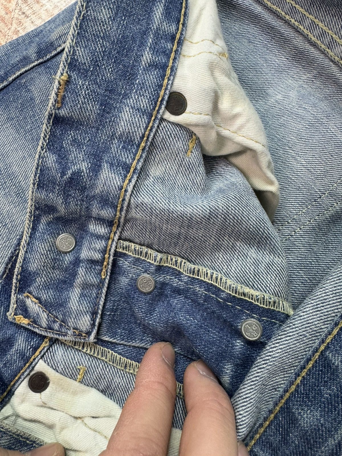 Denim & Supply Ralph Lauren × Ralph Lauren Polo Ralph Denim & Supply Slim Raw Blue Washed Denim 32/34 Size US 32 / EU 48 - 7 Thumbnail