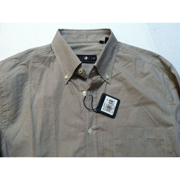 Hart Schaffner Marx HART SCHAFFNER MARX MEN'S NEW 100%COTTON DRESS SHIRT SIZE: M Size US M / EU 48-50 / 2 - 3 Thumbnail