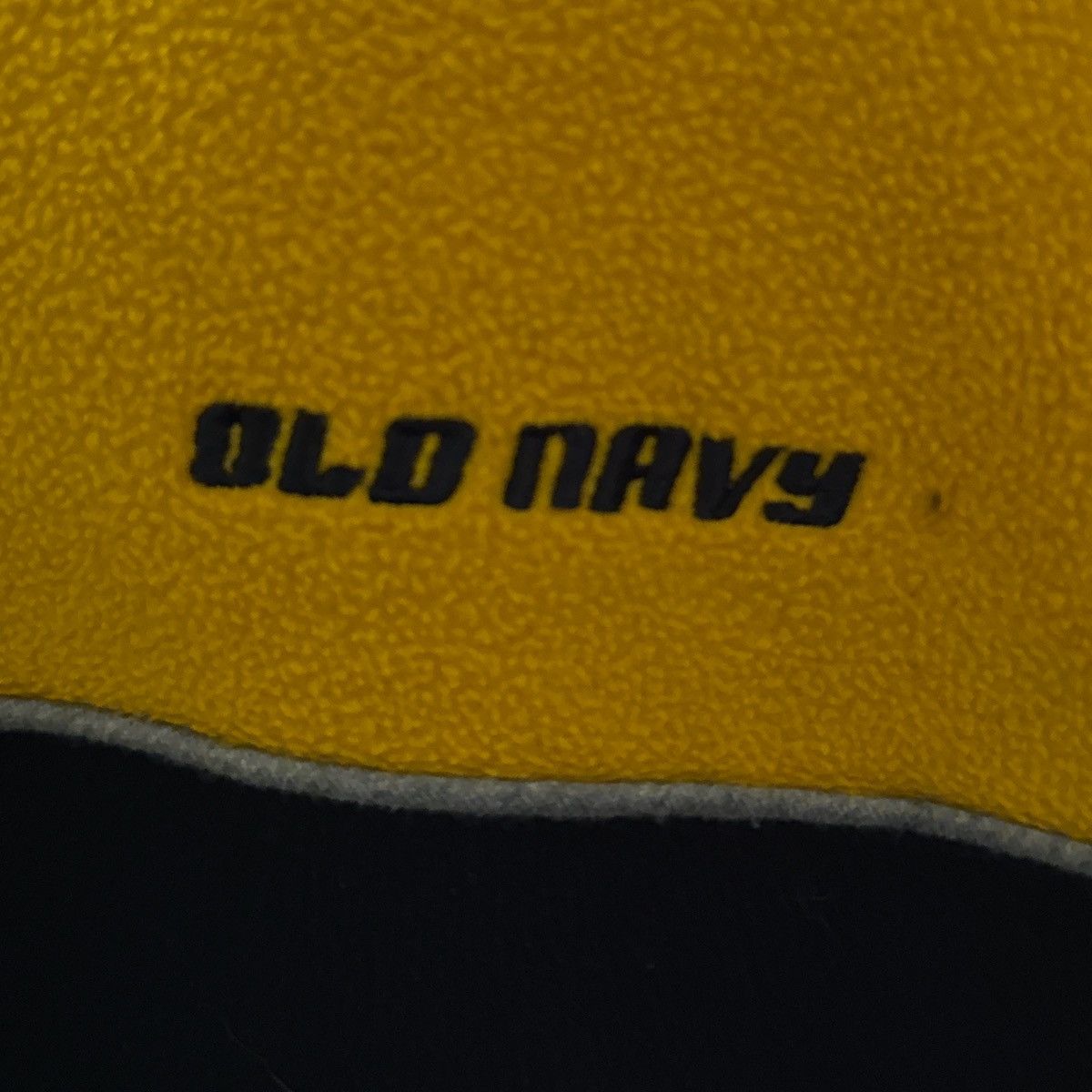 Old Navy Vintage Y2K Old Navy Yellow and Navy Blue Quarter Zip Size US L / EU 52-54 / 3 - 4 Thumbnail