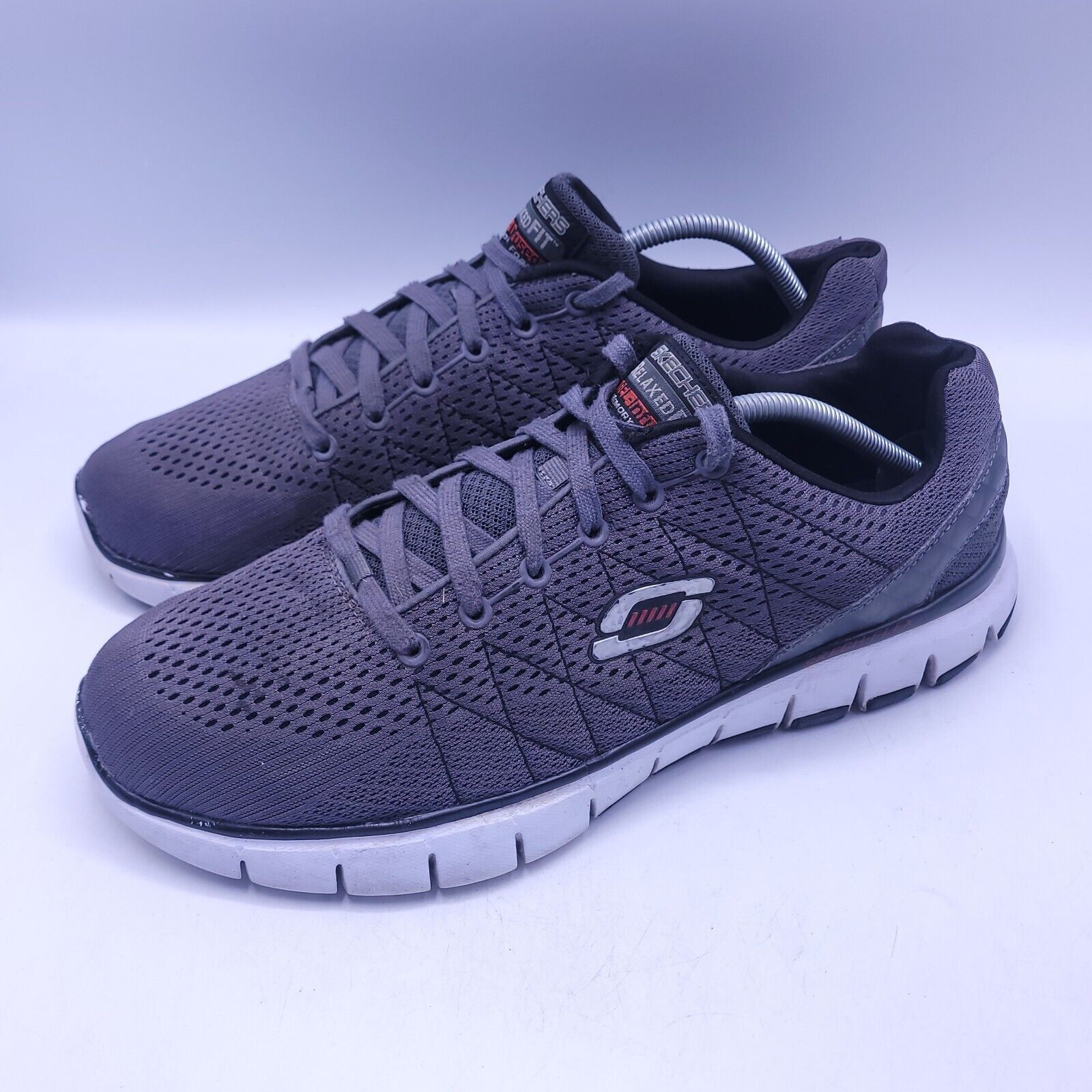 SKECHERS Skechers Relaxed Fit Skech-Flex Shoe Men Size 12 51442 Black Size US 12 / EU 45 - 1 Thumbnail