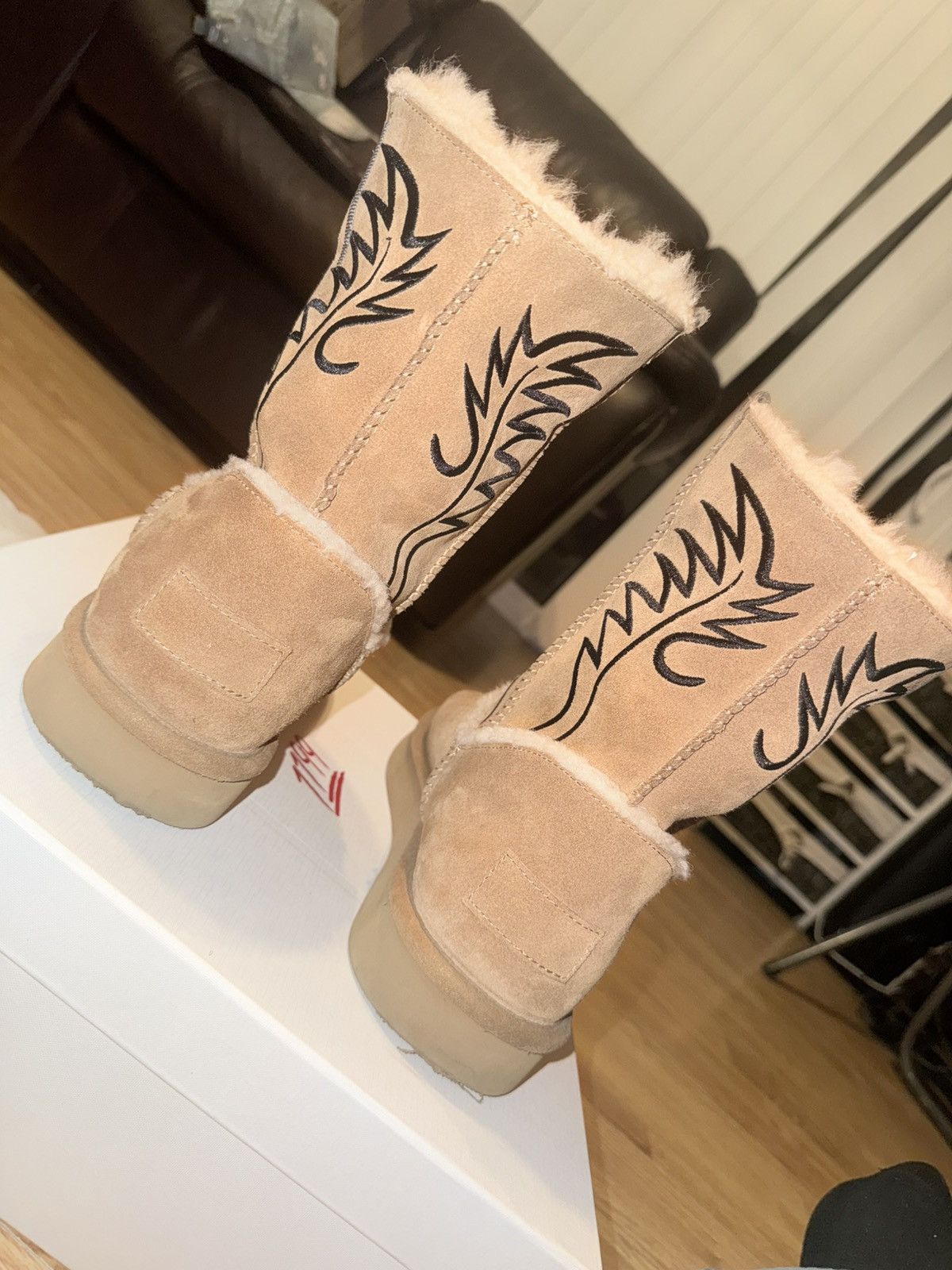 1199 Bazo 1199 x cannnone kiwi noir black boots | Grailed
