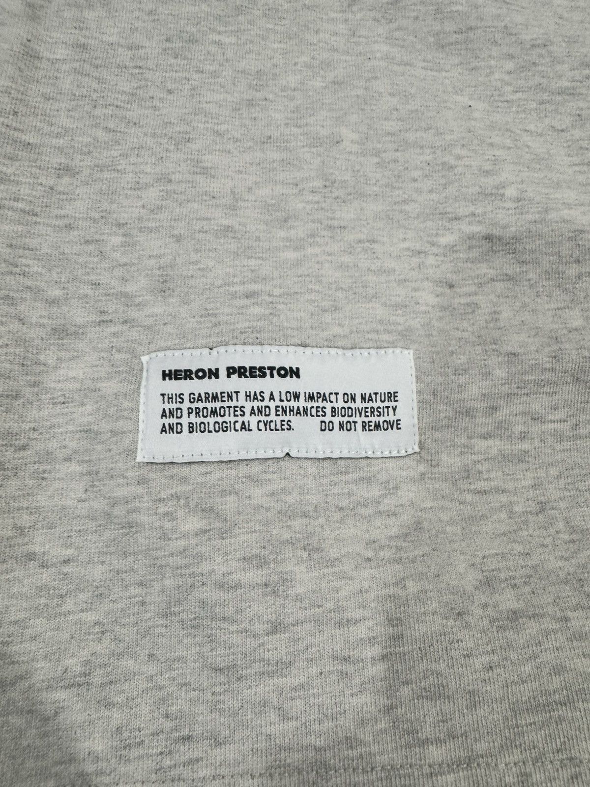 Heron Preston HERON PRESTON OVERSIZED T-SHIRT GREY XS Size US XS / EU 42 / 0 - 11 Thumbnail