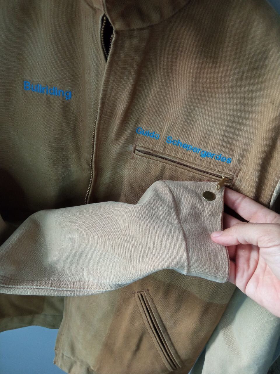 Carhartt × Vintage Carhartt Detroit EJ001 BRN faded Size US L / EU 52-54 / 3 - 13 Thumbnail