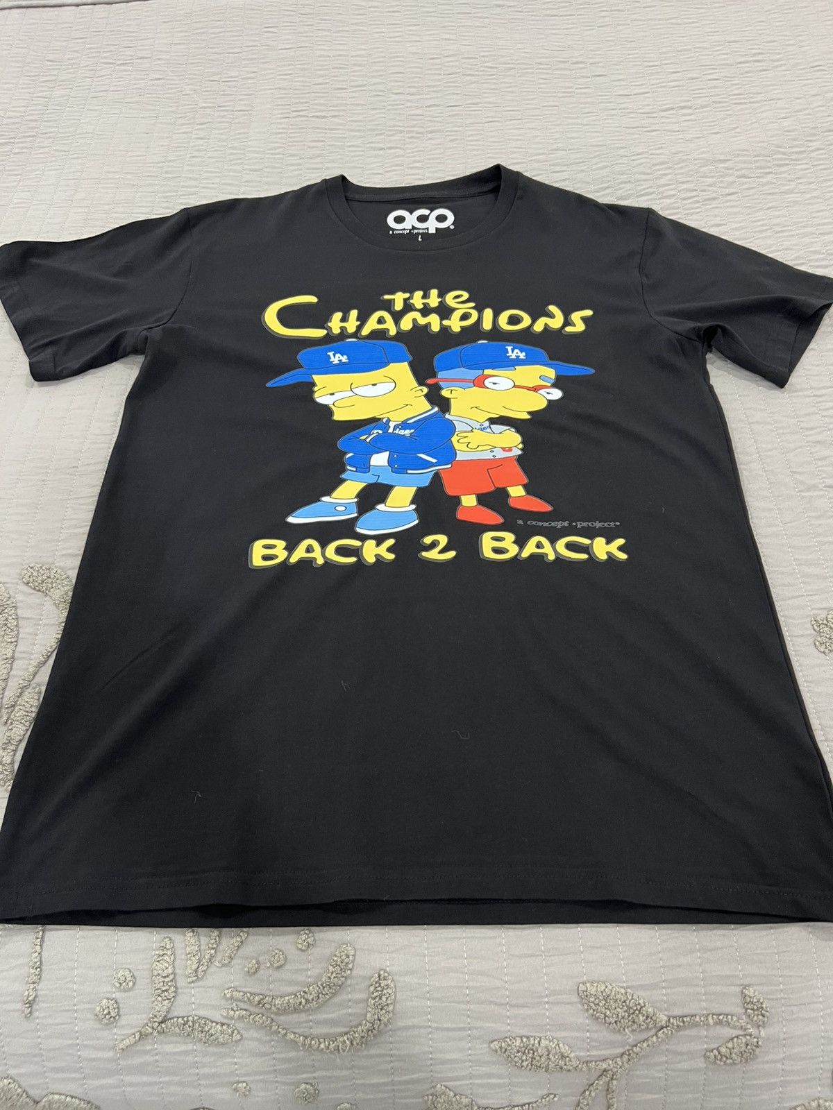 Other Dodgers x Simpsons Back 2 Back Championship Tee Shirt Large Size US L / EU 52-54 / 3 - 2 Thumbnail