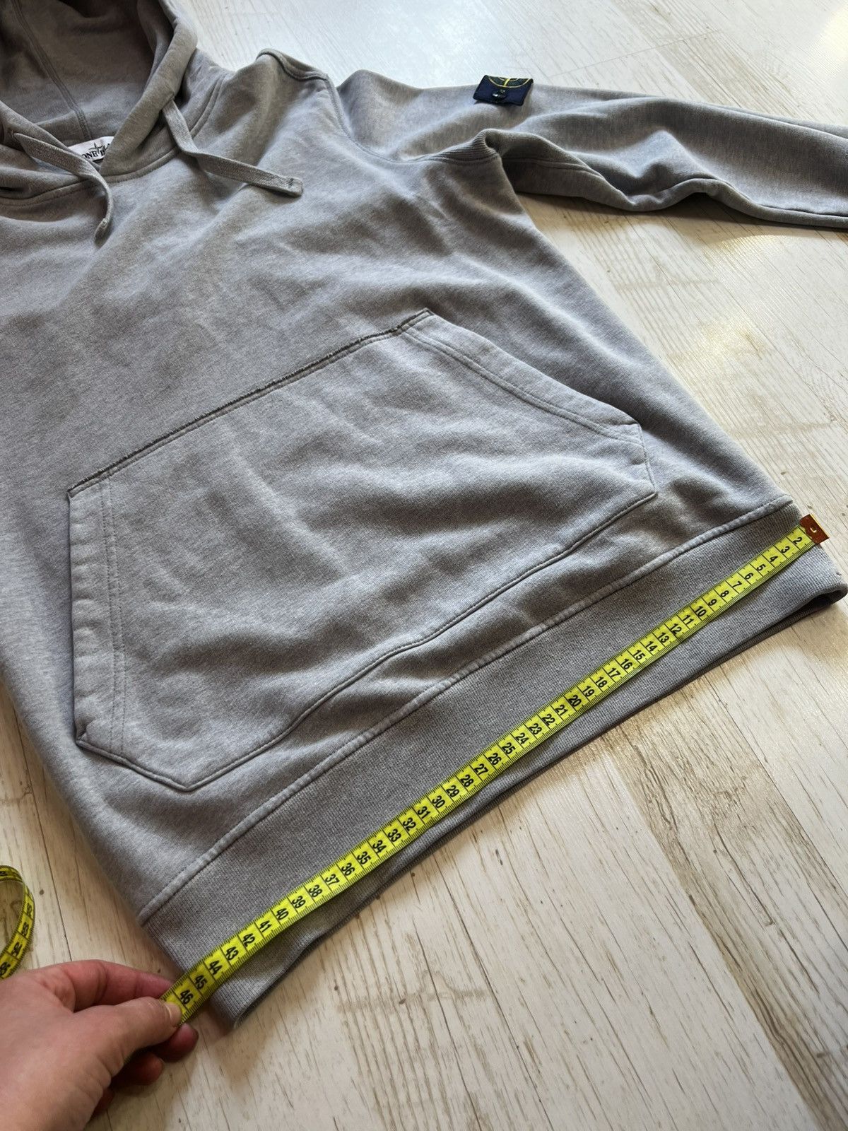 Stone Island Stone Island Grey Hoodie Size M Compass Patch Size US M / EU 48-50 / 2 - 16 Thumbnail