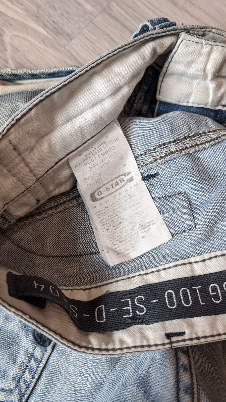 Engineered Garments G-Star Y2K faded mudwash distressed belt Jeans ysl lgb levis Size US 30 / EU 46 - 5 Thumbnail