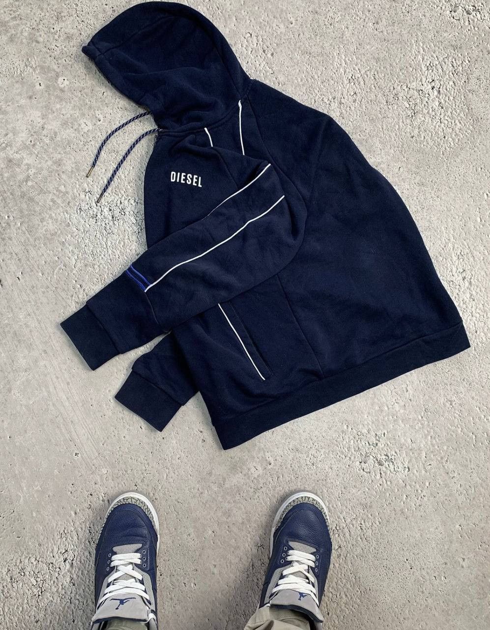 Diesel Diesel Zip Hoodie Vintage Streetwear Y2K Size US L / EU 52-54 / 3 - 6 Thumbnail