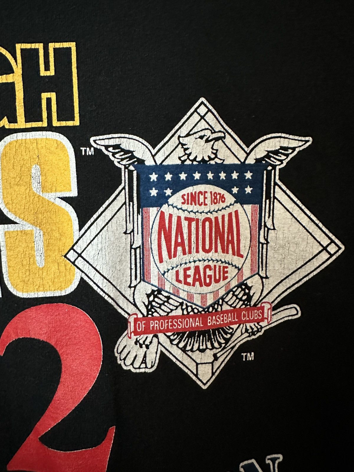 MLB Vintage MLB Pittsburgh Pirates 1992 Division Champs T Shirt Size US L / EU 52-54 / 3 - 4 Thumbnail