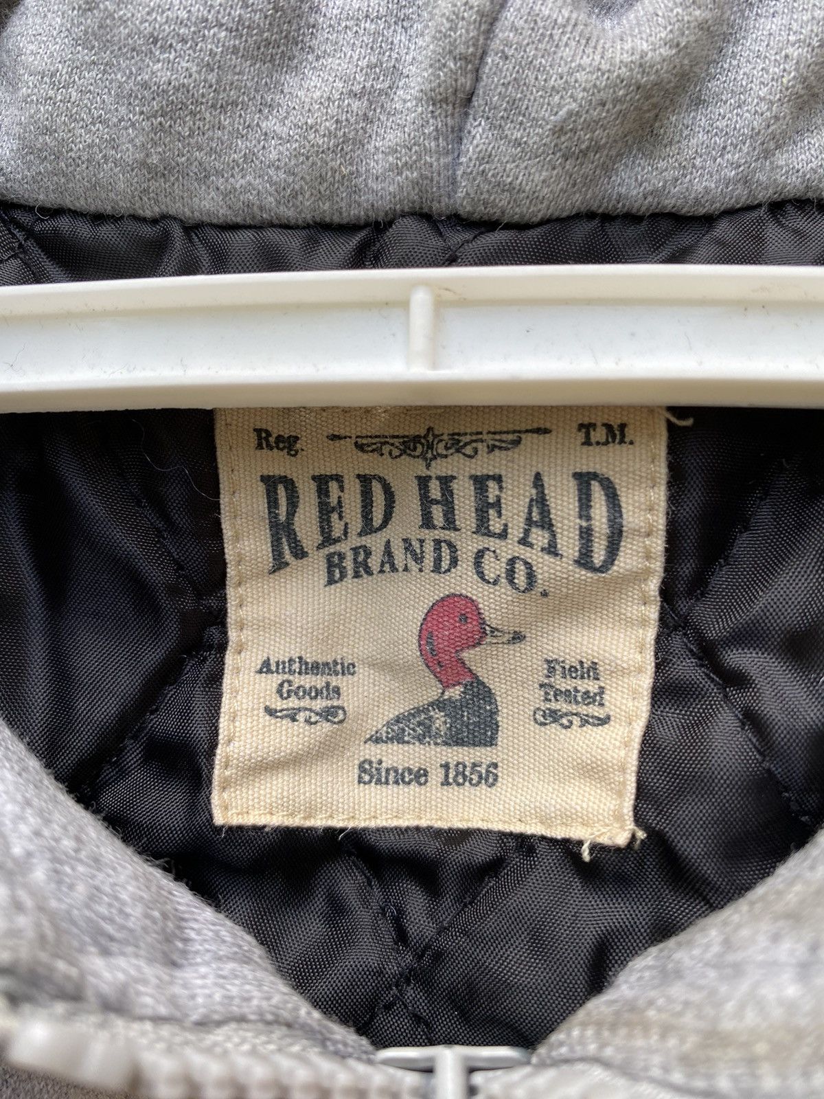 Redhead × Vintage Hoodie flannel Jacket Men Full Zip Snap Size US XL / EU 56 / 4 - 5 Thumbnail