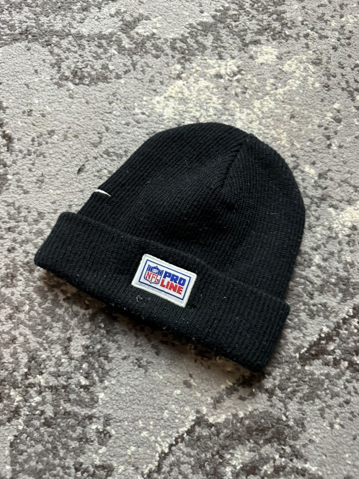 Nike × Vintage Vintage Y2K Nike Las Vegas Oakland Raiders Beanie Hat Cap Size ONE SIZE - 3 Thumbnail