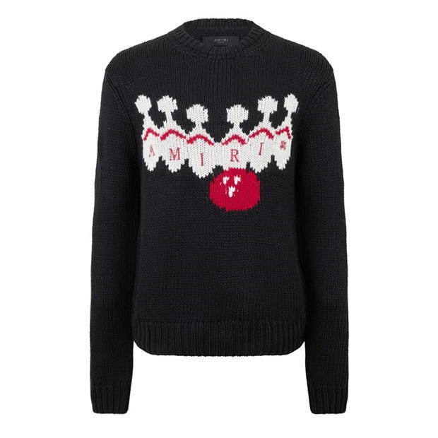 Amiri AMIRI Bowling Crewneck Jumper Size US M / EU 48-50 / 2 - 1 Thumbnail