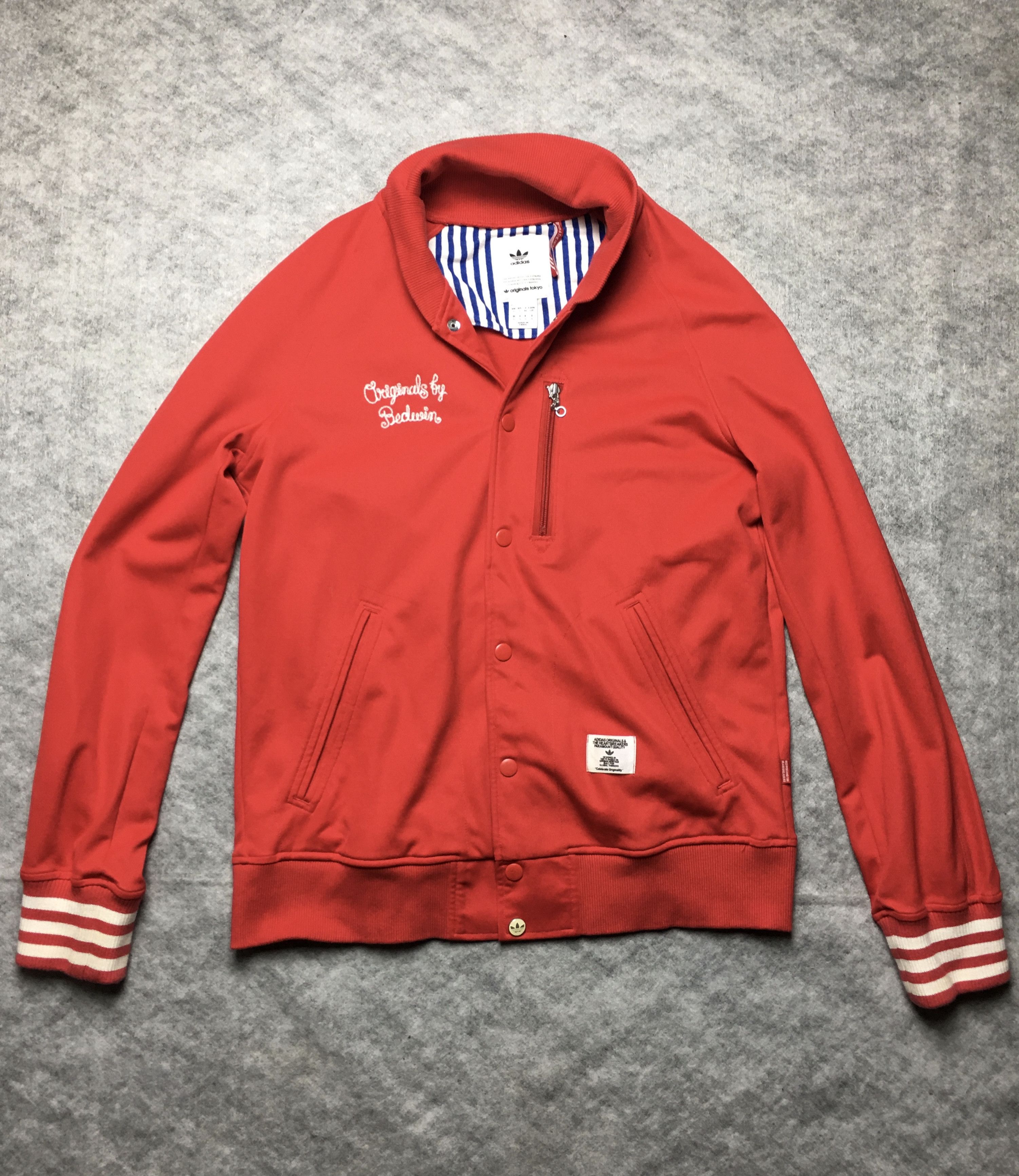 Adidas Adidas Originals x Bedwin Heartbreakers Red Track Top Jacket Size US S / EU 44-46 / 1 - 3 Thumbnail