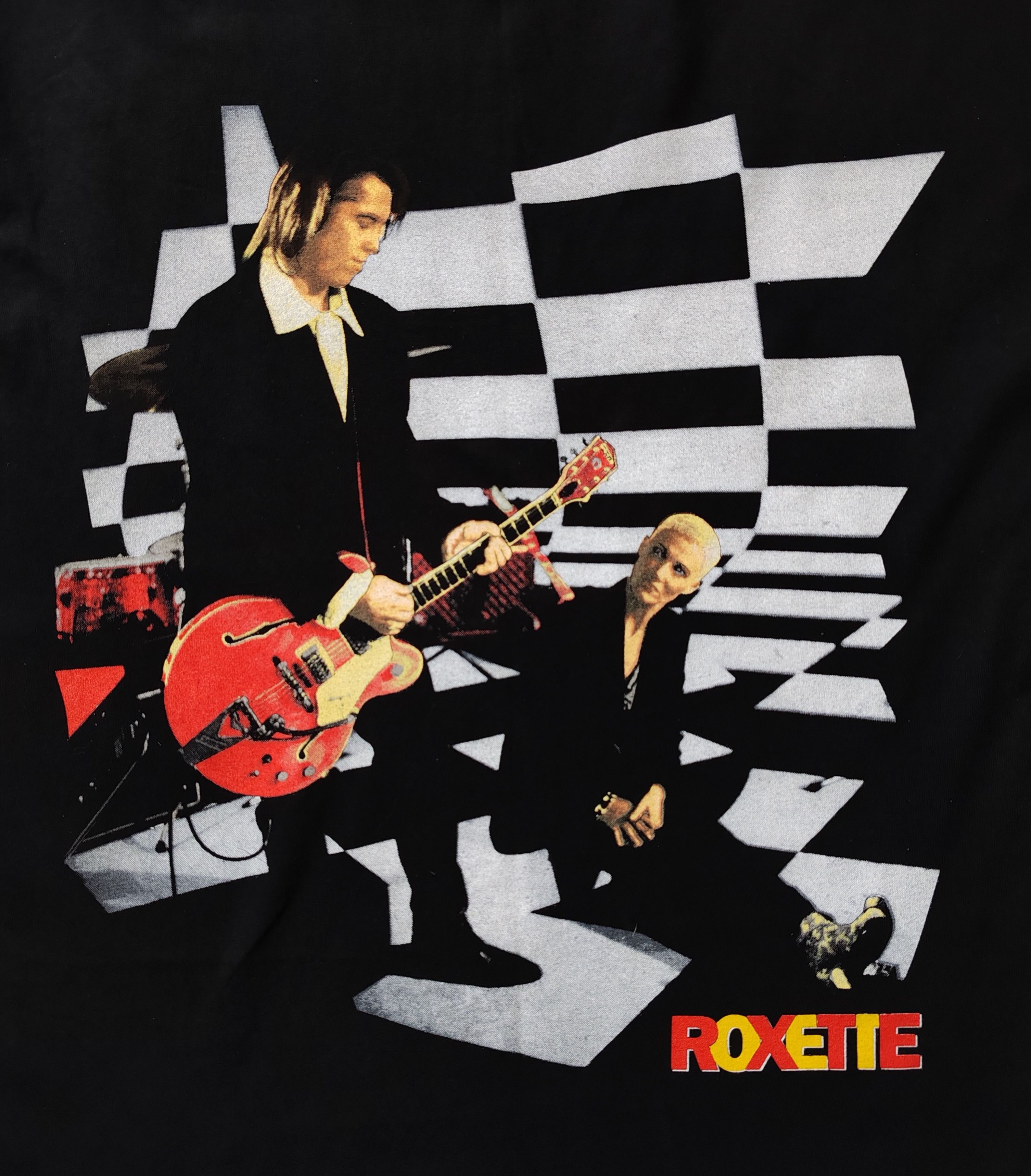 Band Tees Vintage 90s ROXETTE Crash! Boom! Bang! Tour T shirt size L Size US L / EU 52-54 / 3 - 3 Thumbnail
