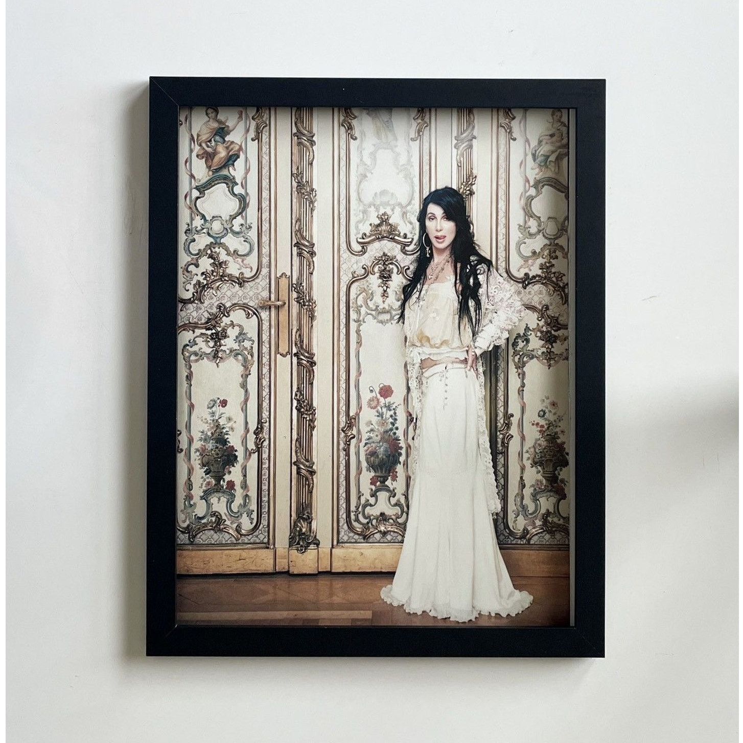 Chrome Hearts × Japanese Brand × Vintage Chrome Hearts Cher photo Poster framed 9x11 Size ONE SIZE - 1 Thumbnail