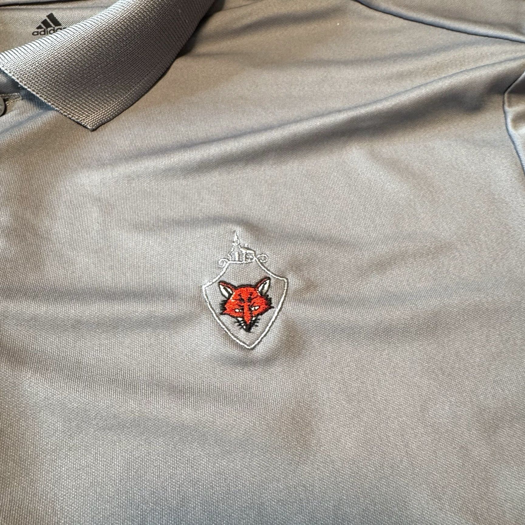 Adidas Fox Chapel Golf Club Adidas Polo Shirt Gray Logo Mens XL Size US XL / EU 56 / 4 - 2 Thumbnail