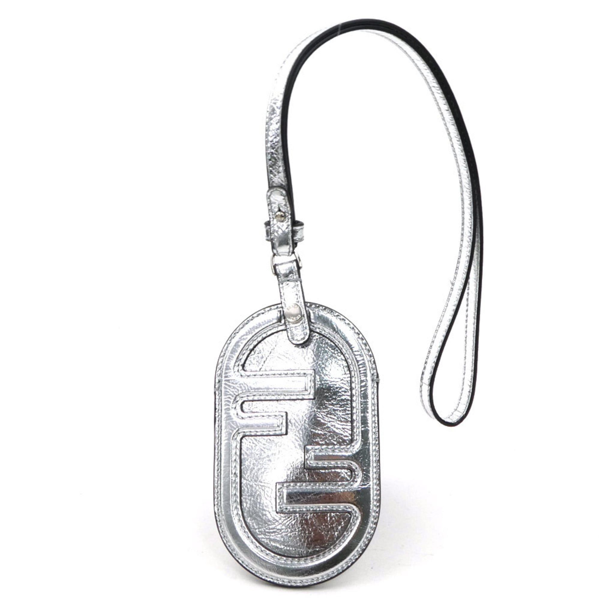 Fendi Fendi Leather Pass Case, Silver, Men's and Women's, 8M0475-AISP, Free Shipping, 56556a Size ONE SIZE - 1 Thumbnail