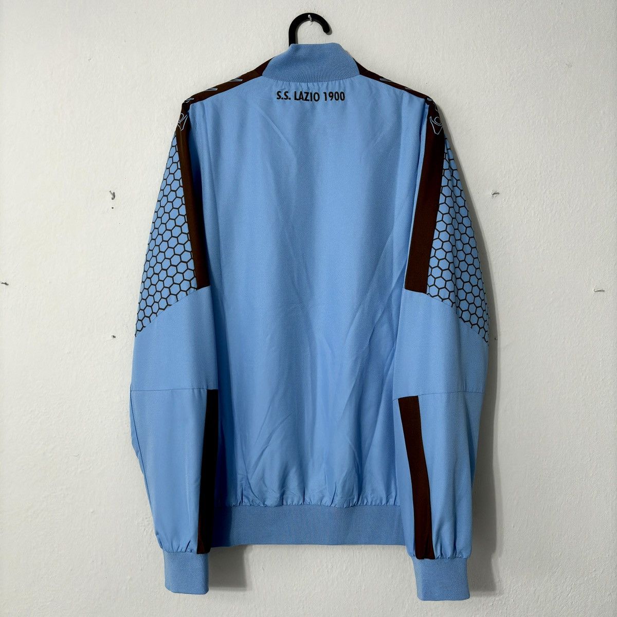Macron NEW 2014 2015 Lazio Roma Macron Soccer Tracksuit Jacket Top Size US L / EU 52-54 / 3 - 9 Thumbnail
