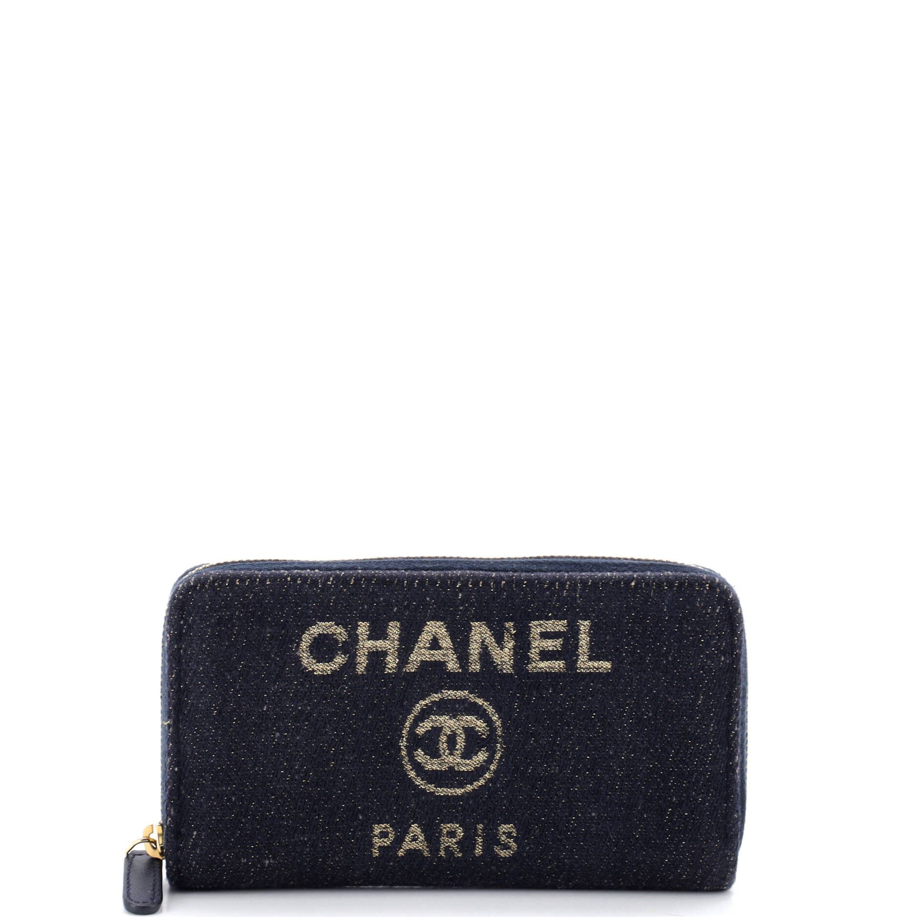 Chanel Deauville Zip Around Wallet Size ONE SIZE - 1 Thumbnail