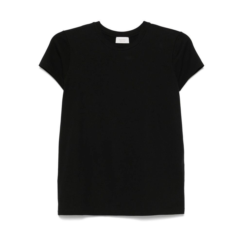 Mazzarelli Mazzarelli BLACK Tops - T-shirts & Jerseys Size XS / US 0-2 / IT 36-38 - 1 Thumbnail
