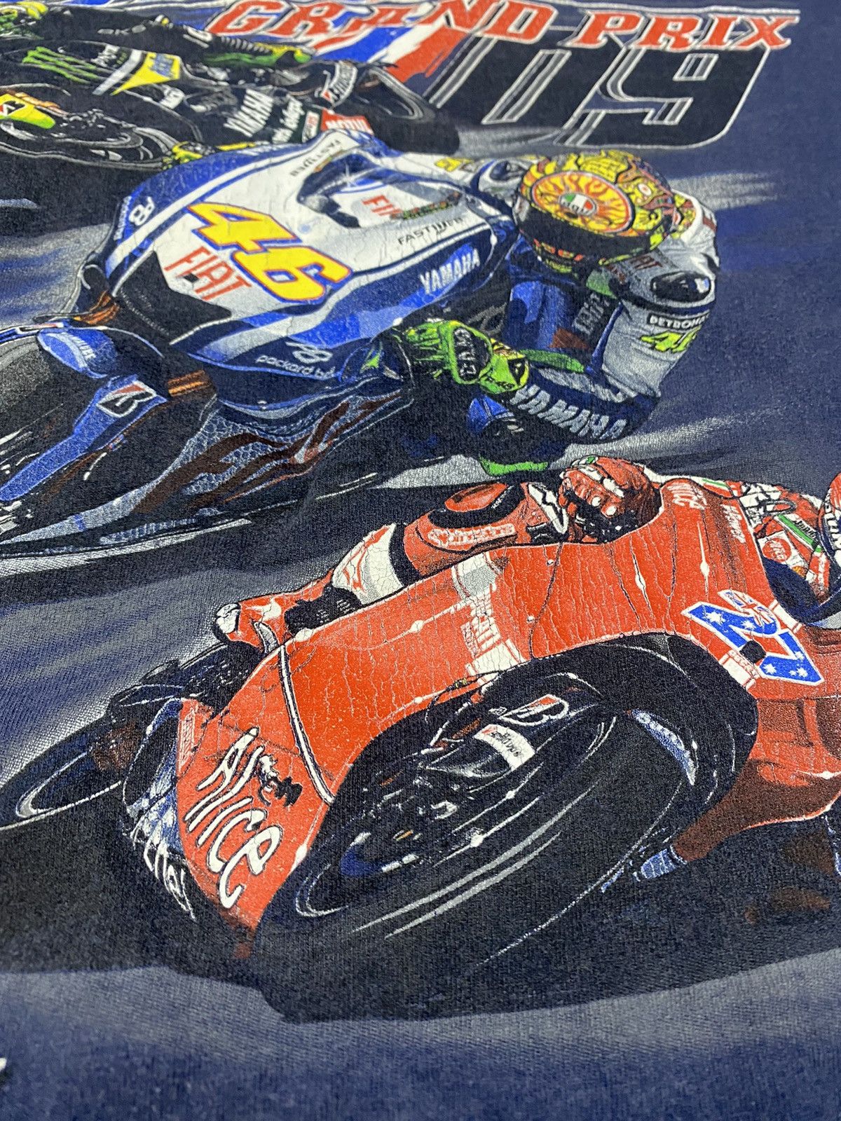 Vintage British Grant Prix vintage graphic t-shirt Size US XL / EU 56 / 4 - 4 Thumbnail