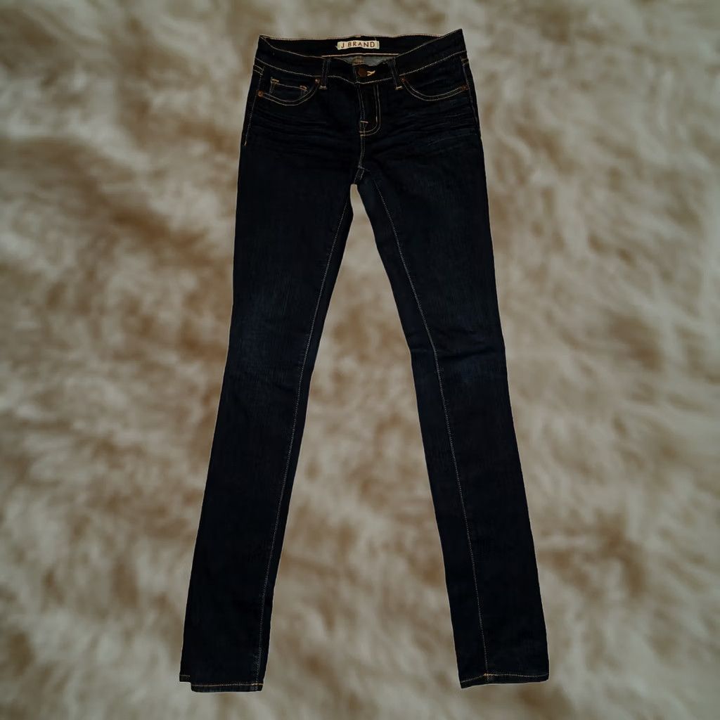 J Brand J Brand Jeans Pencil Leg Women's Juniors 26 Low Rise Blue Denim Stretch 5-Pocket Skinny N/A Size 26" / US 2 / IT 38 - 1 Thumbnail