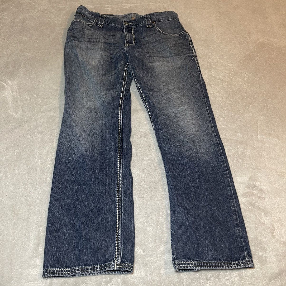 Other Vintage INC Berlin Slim Straight Men Jeans Blue 34x30 Y2K Size US 34 / EU 50 - 1 Thumbnail