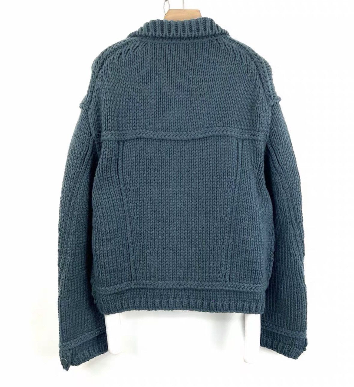 Louis Vuitton Louis Vuitton SS20 Chunky Buttoned Knitted Jacket Virgil Size US M / EU 48-50 / 2 - 4 Thumbnail