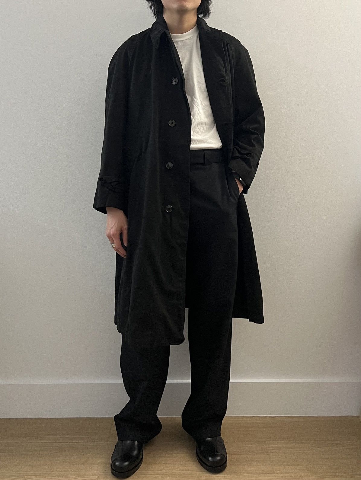 Vintage Vintage Military Fully Lined Overcoat Size US L / EU 52-54 / 3 - 2 Thumbnail