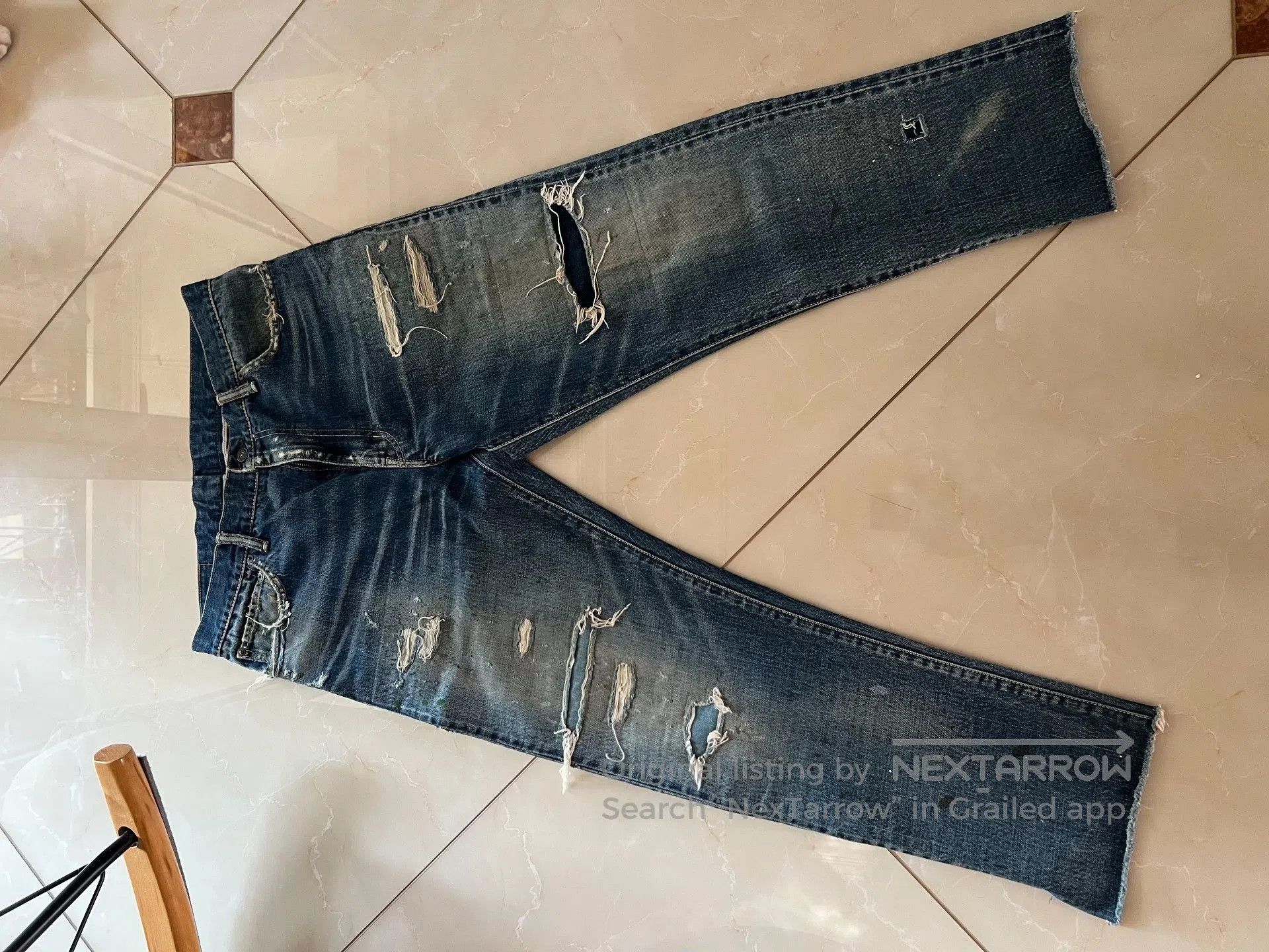Visvim Visvim Journeyman 19ss Distressed Jeans. Size US 26 / EU 42 - 3 Thumbnail