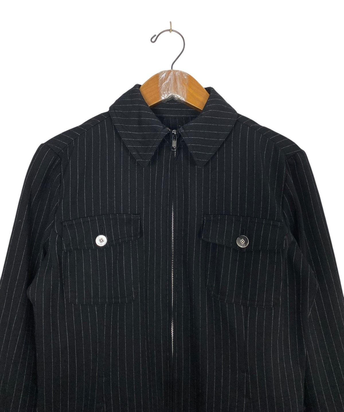 Junko Shimada Rare‼️ Junko Shimada Part 2 Stripe Zipper Jacket Size US S / EU 44-46 / 1 - 4 Thumbnail