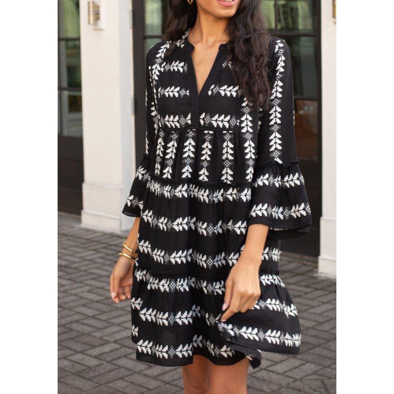 ELAN ELAN NWOT ACKLINS EMBROIDERED DRESS sz L | Grailed