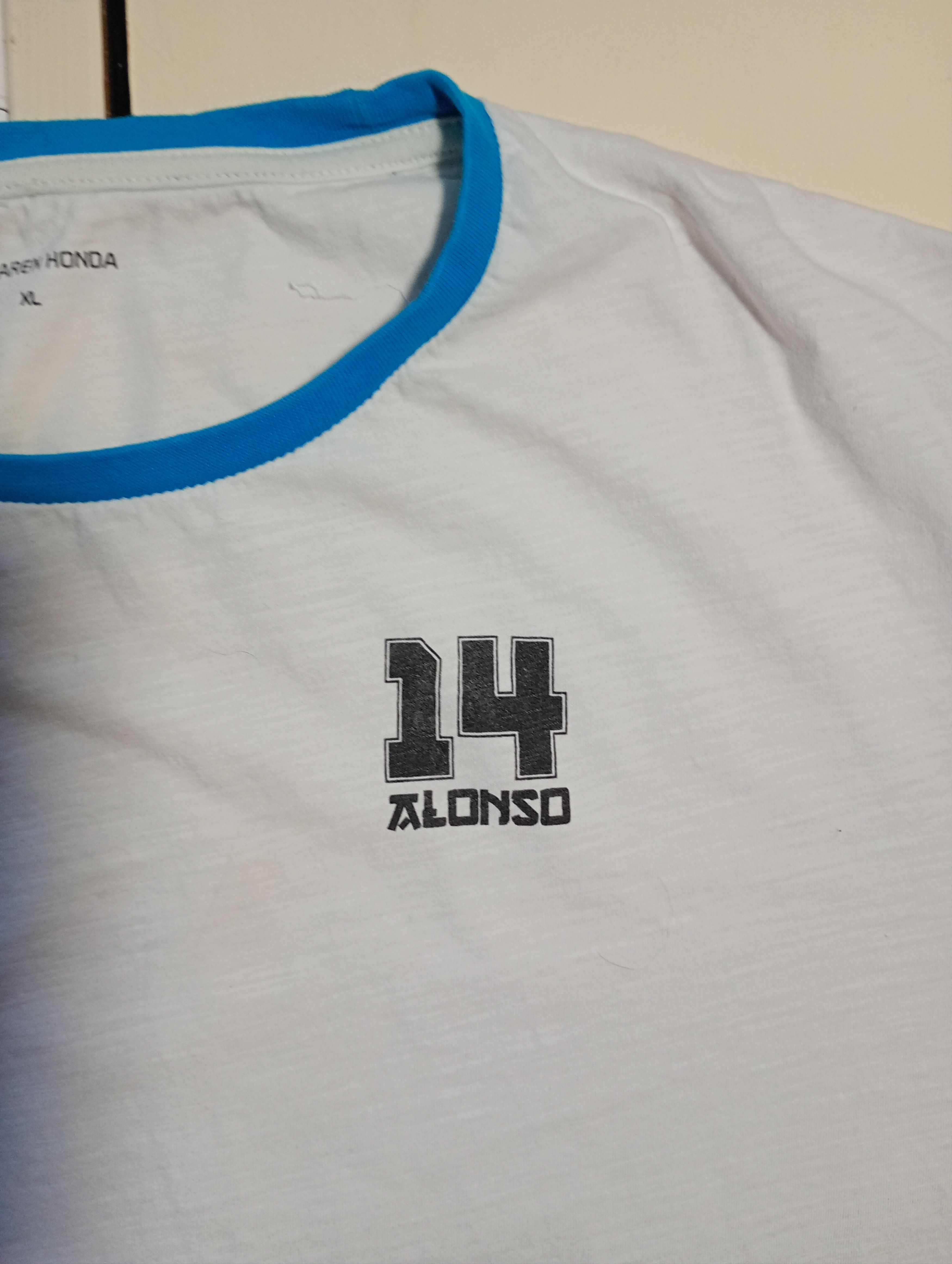Formula 1 McLaren Honda 14 Fernando Alonso T-Shirt 2007 Size US XL / EU 56 / 4 - 8 Thumbnail