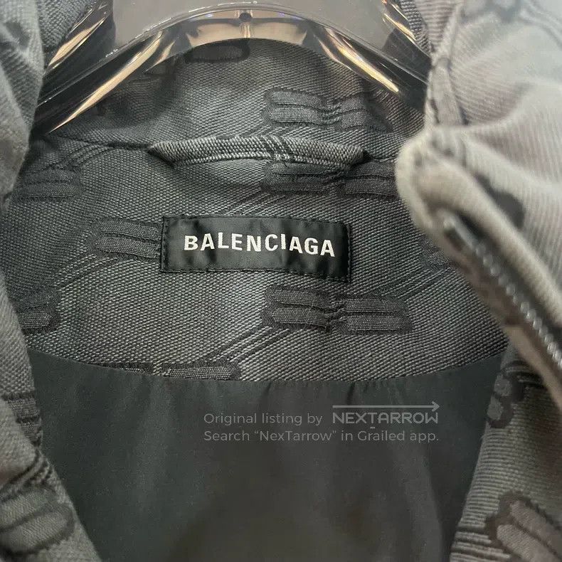 Balenciaga Balenciaga Double B Buckle Printed Padded Jacket Size XXS / US 00 / IT 34 - 3 Thumbnail