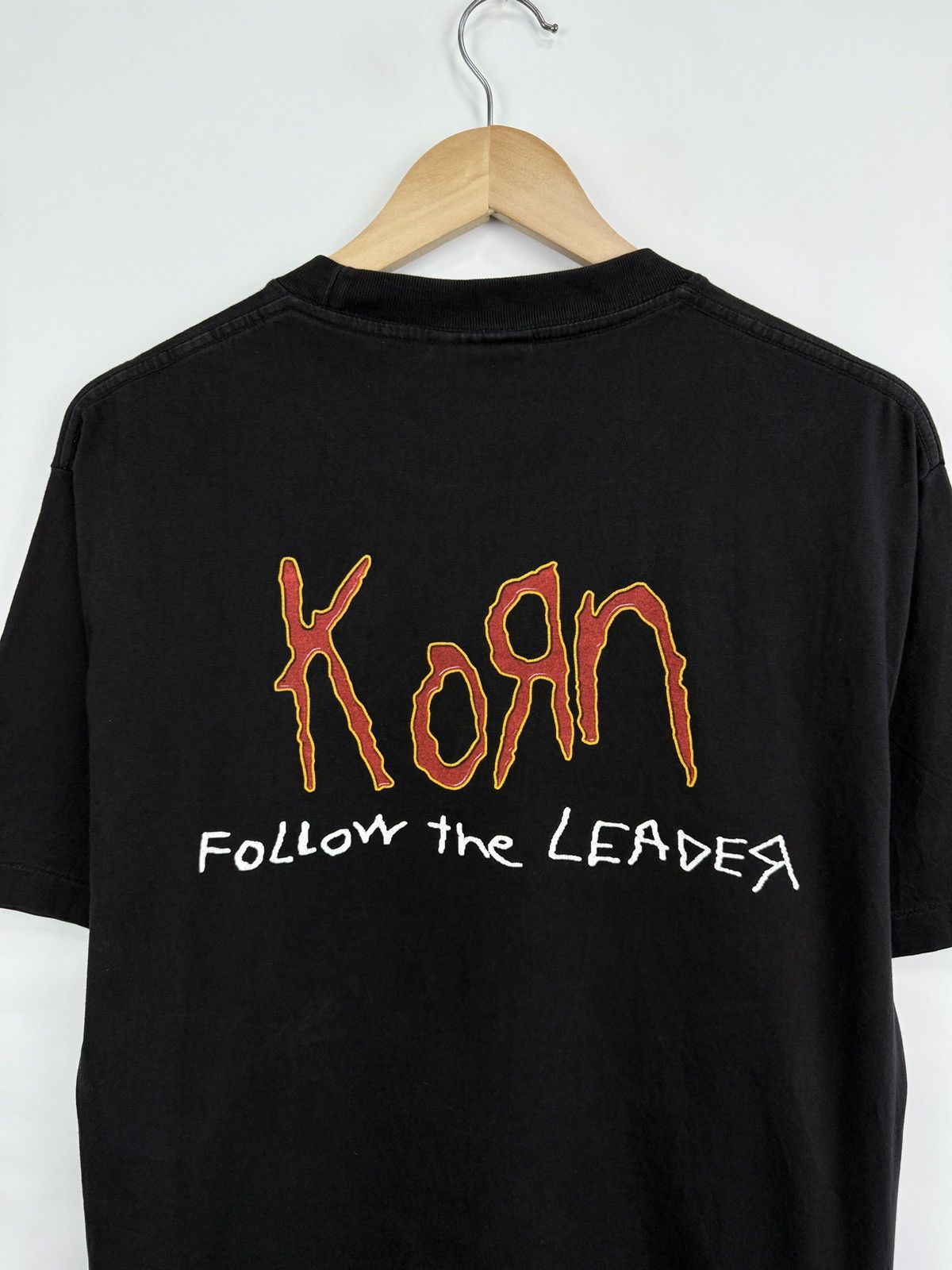 Band Tees 🇺🇸 Vintage 90s Korn Rock Band T-Shirt Rare Retro Hype Y2K Size US M / EU 48-50 / 2 - 10 Thumbnail