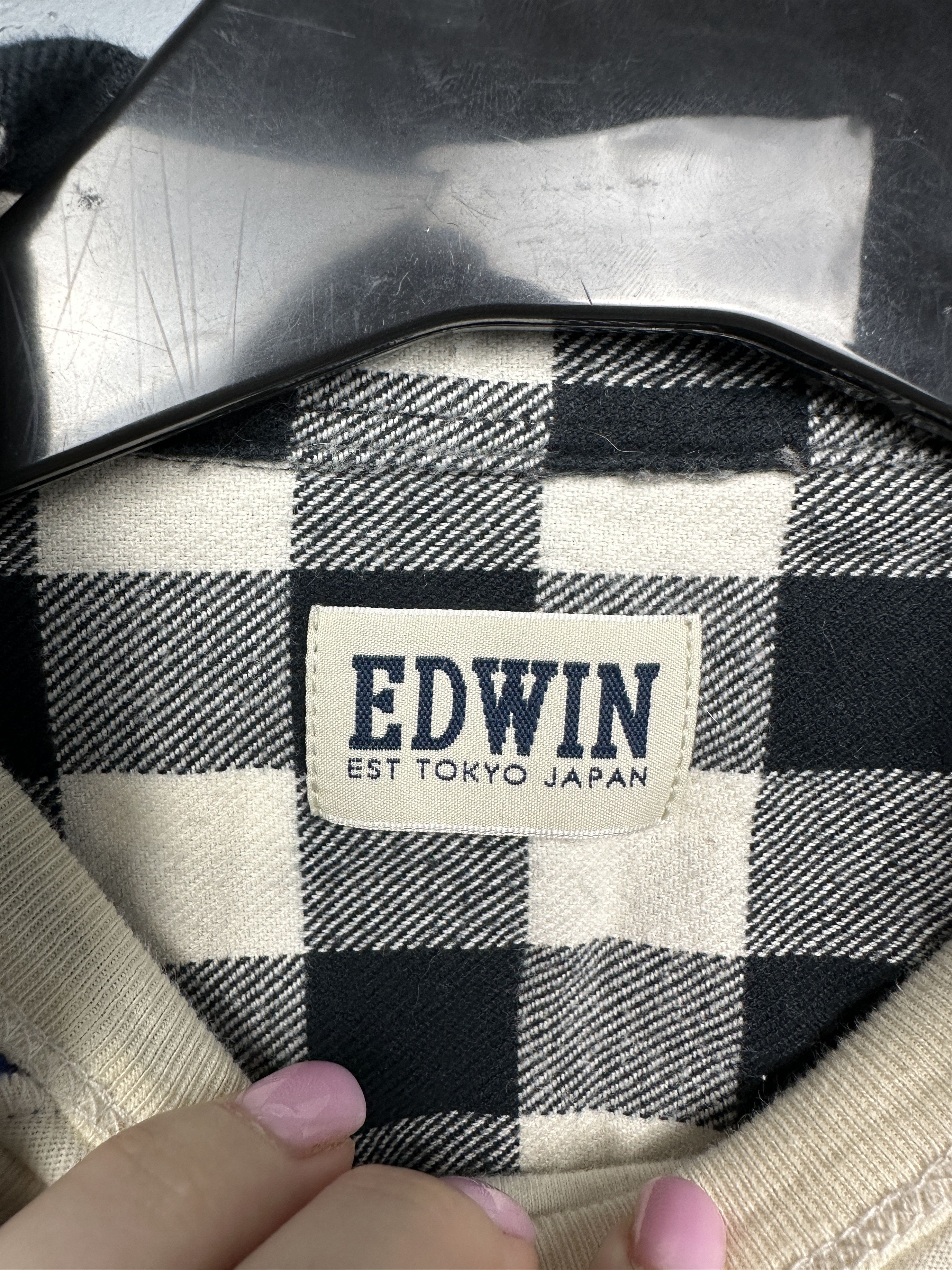 Edwin × Flannel Edwin Mens Flannel Labour Plaid Shirt Size US L / EU 52-54 / 3 - 3 Thumbnail