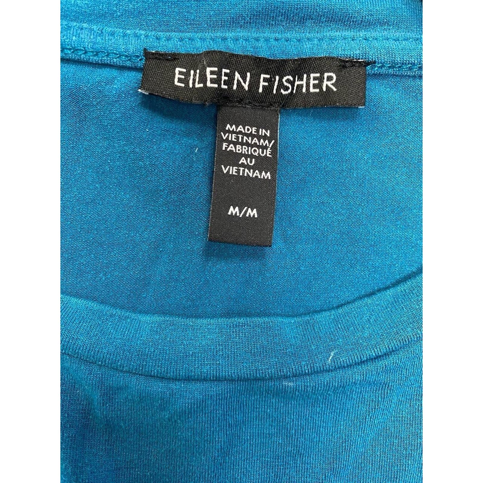Eileen Fisher Eileen Fisher tencel Blue Long fit Blouse Top Size M A000702 Size M / US 6-8 / IT 42-44 - 5 Thumbnail
