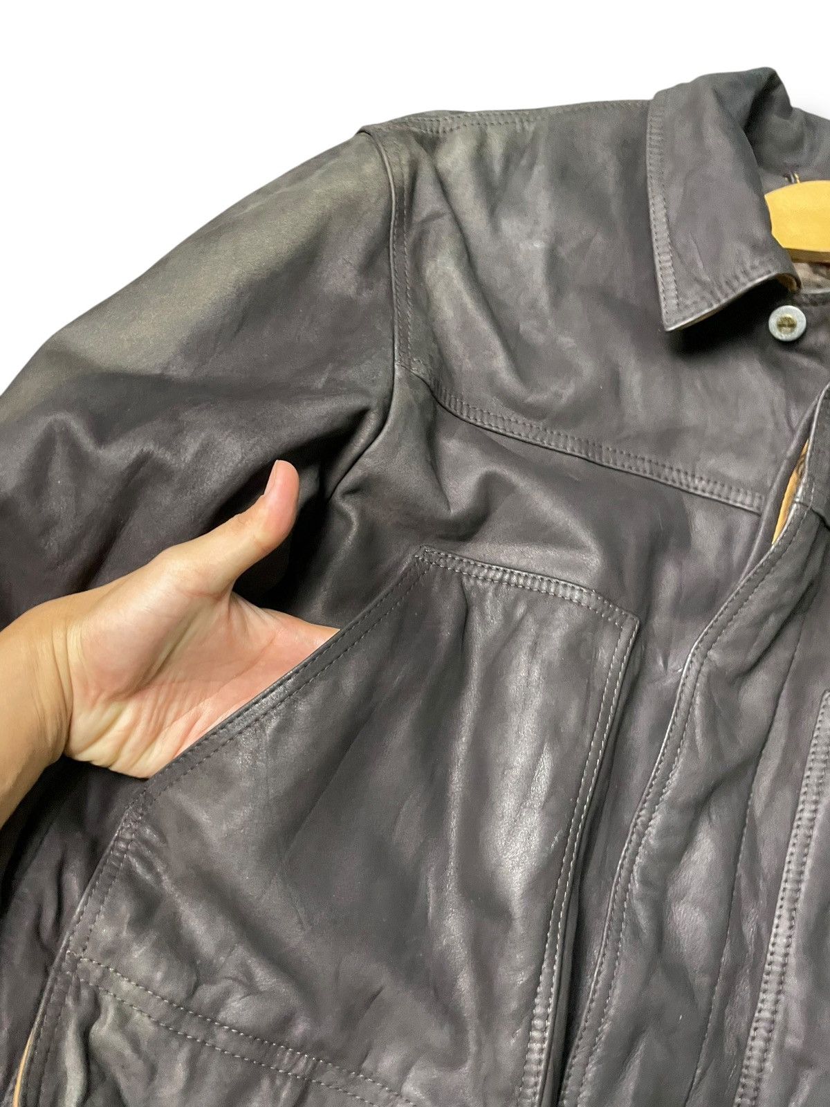 Timberland × Vintage VINTAGE TIMBERLAND LEATHER SUEDE JACKET (87) Size US M / EU 48-50 / 2 - 5 Thumbnail
