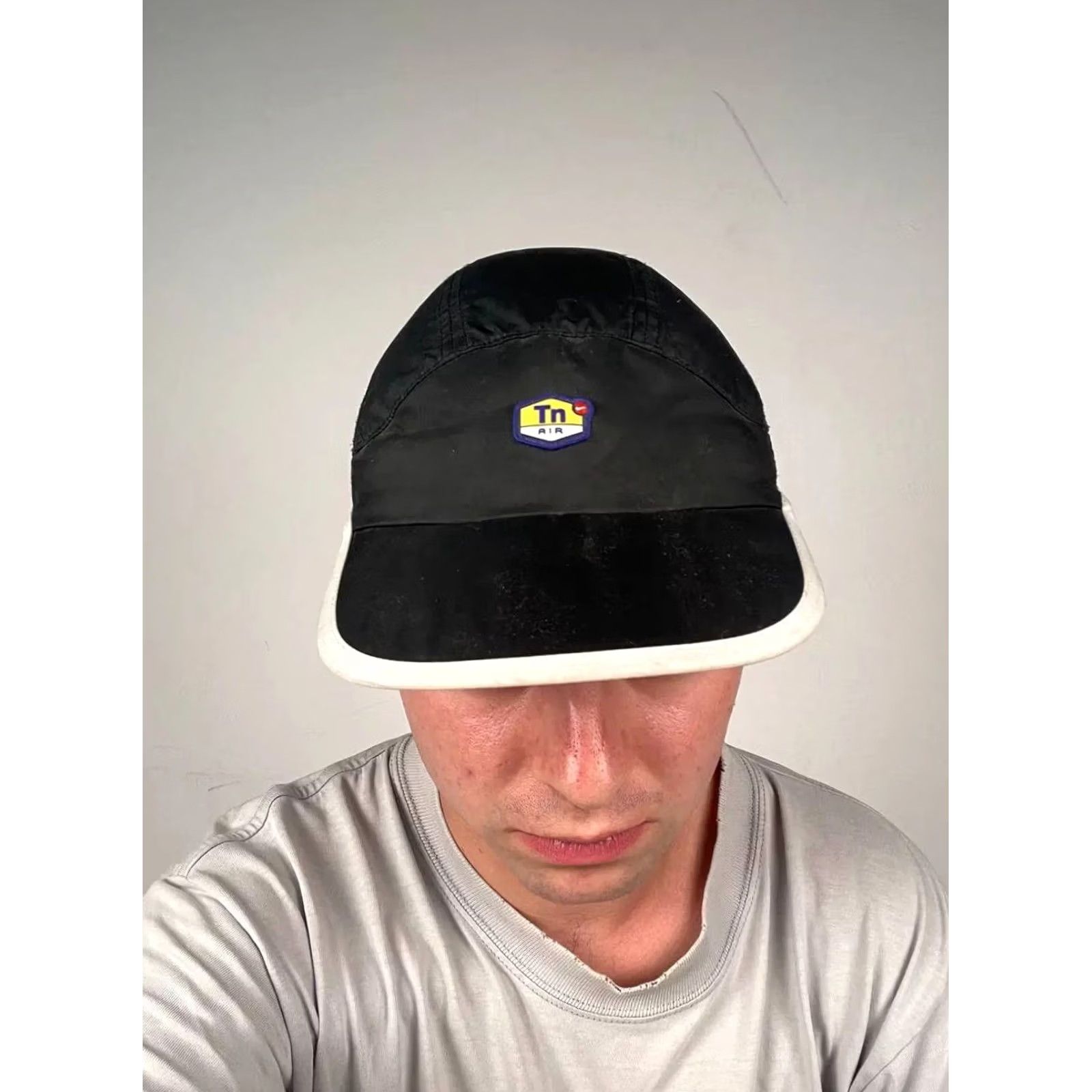 Nike VINTAGE Nike TN Cap Drill Hat One Size Black Men's Baseball Cap Adjustable Cap Size ONE SIZE - 2 Thumbnail