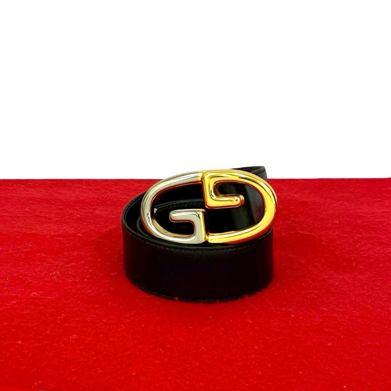 Gucci Gucci Gucci GG Logo Leather Belt Leather Belt DUTY FREE for USA Size ONE SIZE - 1 Thumbnail