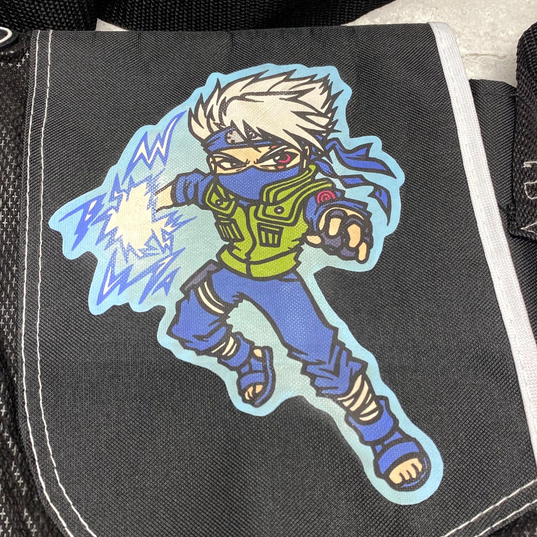Vintage Leed’s Naruto Anime Zoom Messenger ipad Tablet Cross Body Bag Men Medium Black Size ONE SIZE - 3 Thumbnail