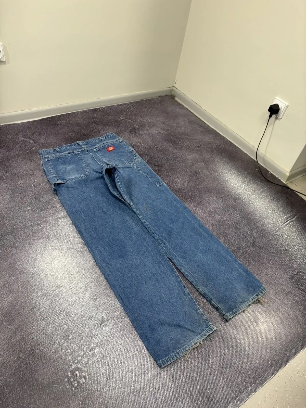Dickies × Vintage Vintage Dickies Y2K Blue Work Denim USA Hype Jeans Size US 34 / EU 50 - 3 Thumbnail