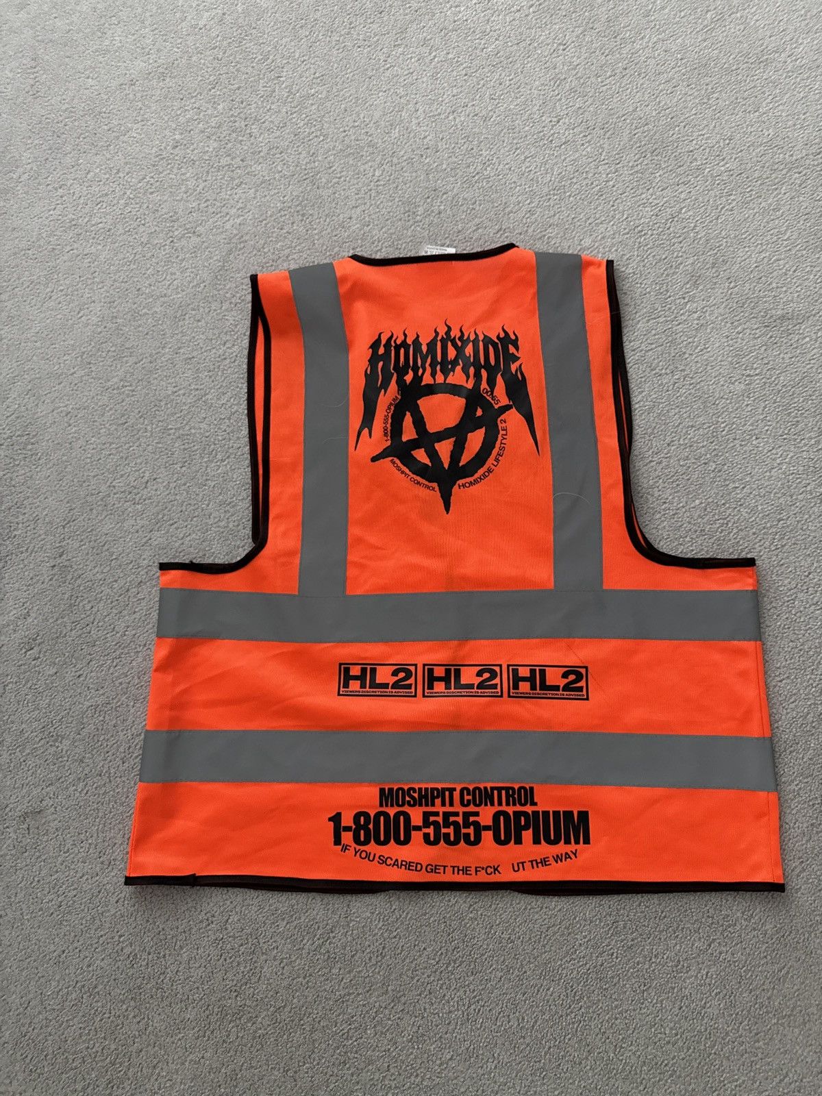 HXG Homixide gang HL2 HXG moshpit control 1-800-555-OPIUM Vest Size US M / EU 48-50 / 2 - 3 Thumbnail