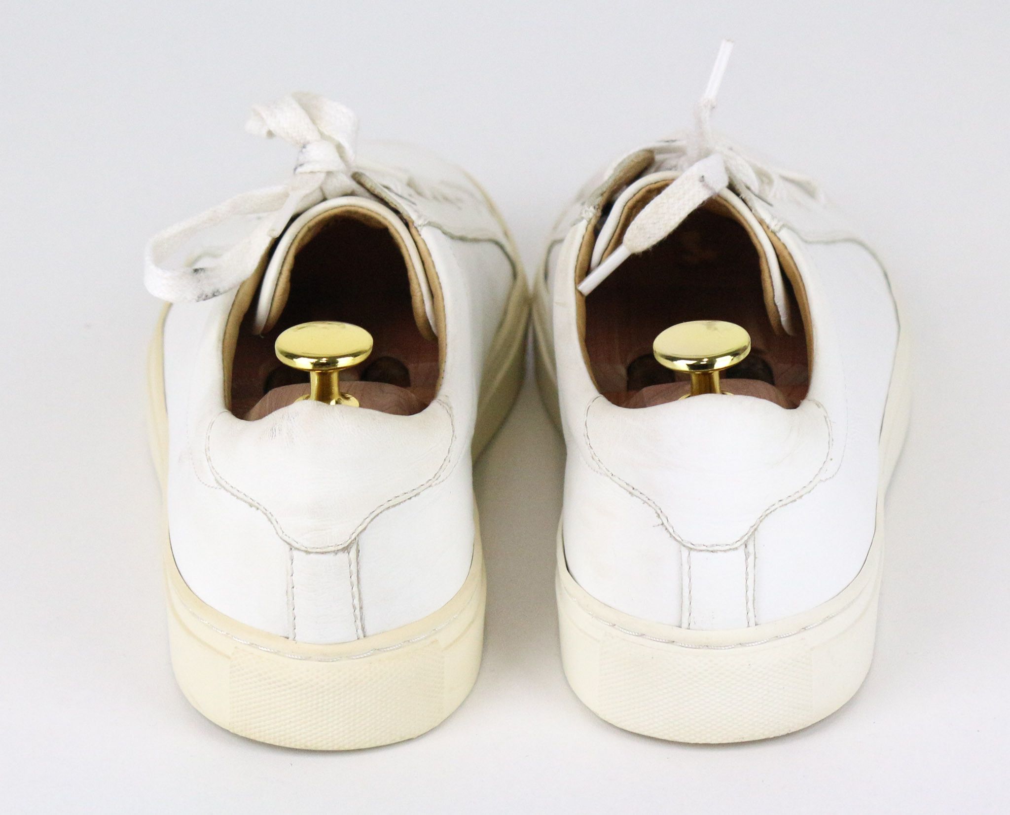 Suitsupply EU39 White Leather Laced Casual Sneakers 73135 Size US 6 / EU 39 - 3 Thumbnail