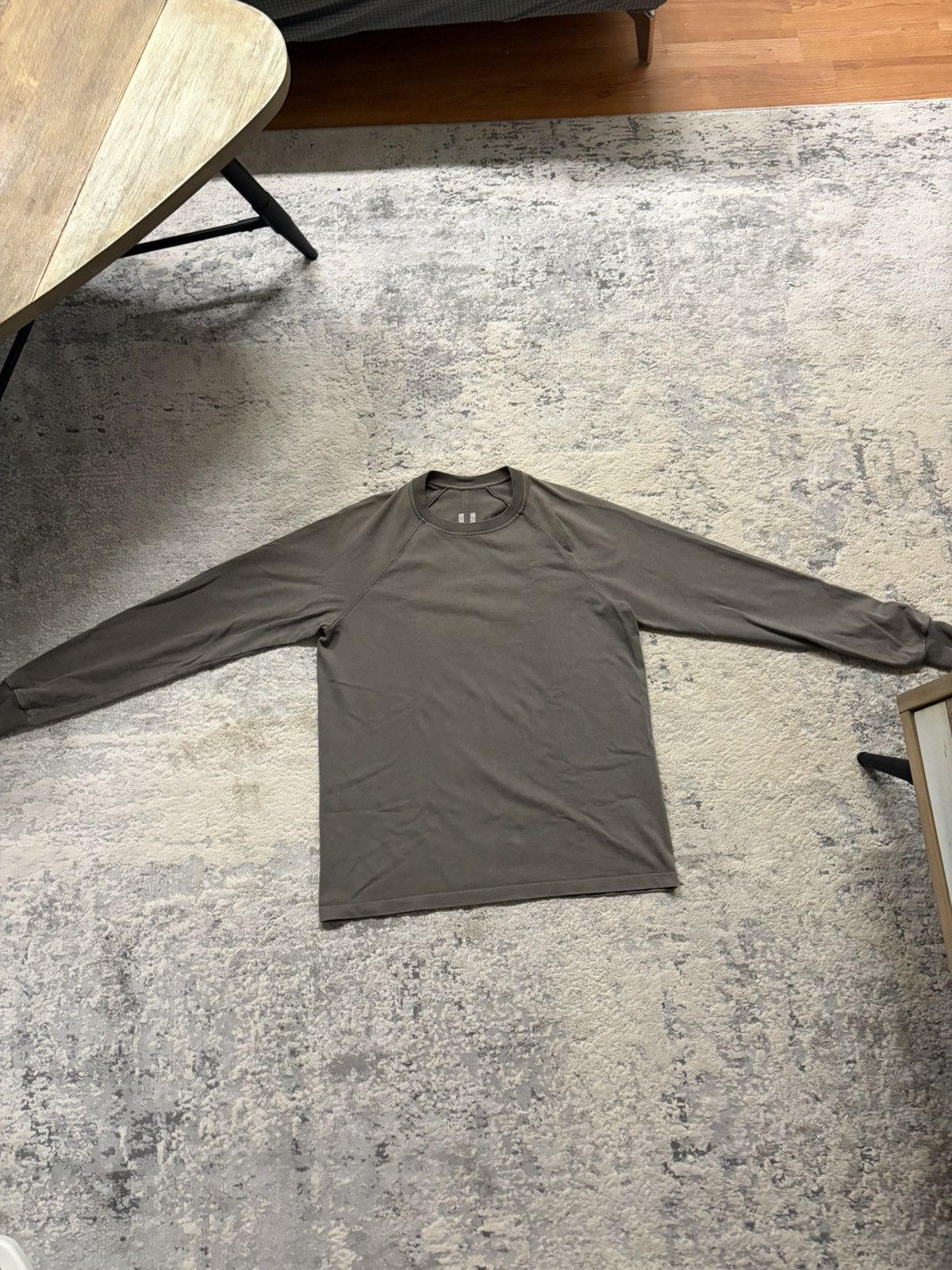 Rick Owens Mainline FW22 Strobe Oversized Heavyweight Tee Shirt Size US XS / EU 42 / 0 - 10 Thumbnail