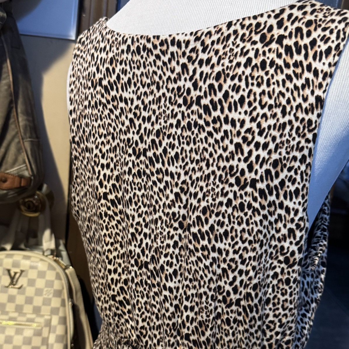 I.N.C INC, Cheetah Print, Sleeveless Maxi Dress, Petite Size M / US 6-8 / IT 42-44 - 8 Thumbnail