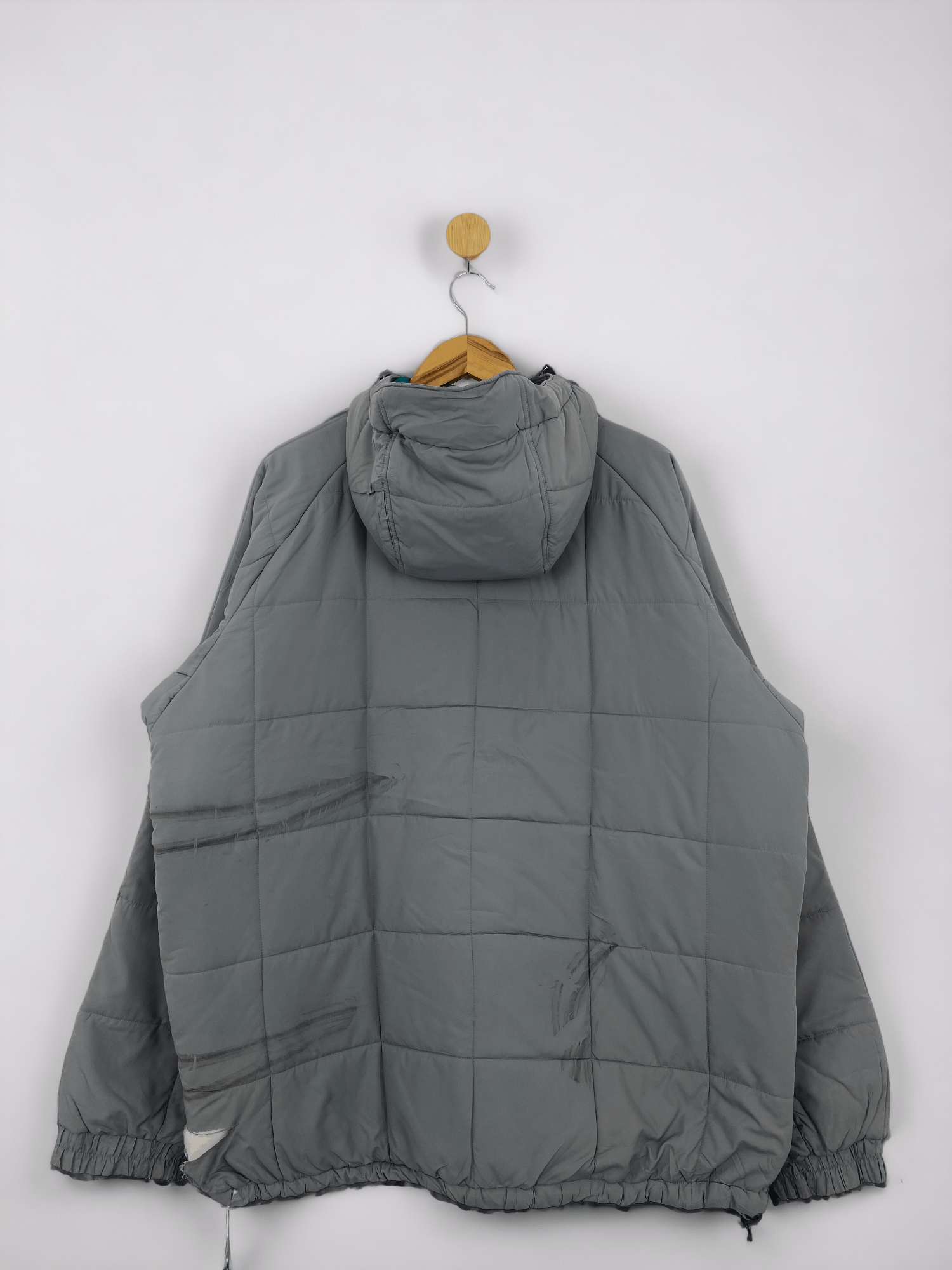 Columbia Vintage Columbia Quilted Hoodie Puffer Down Jacket Size US XL / EU 56 / 4 - 3 Thumbnail