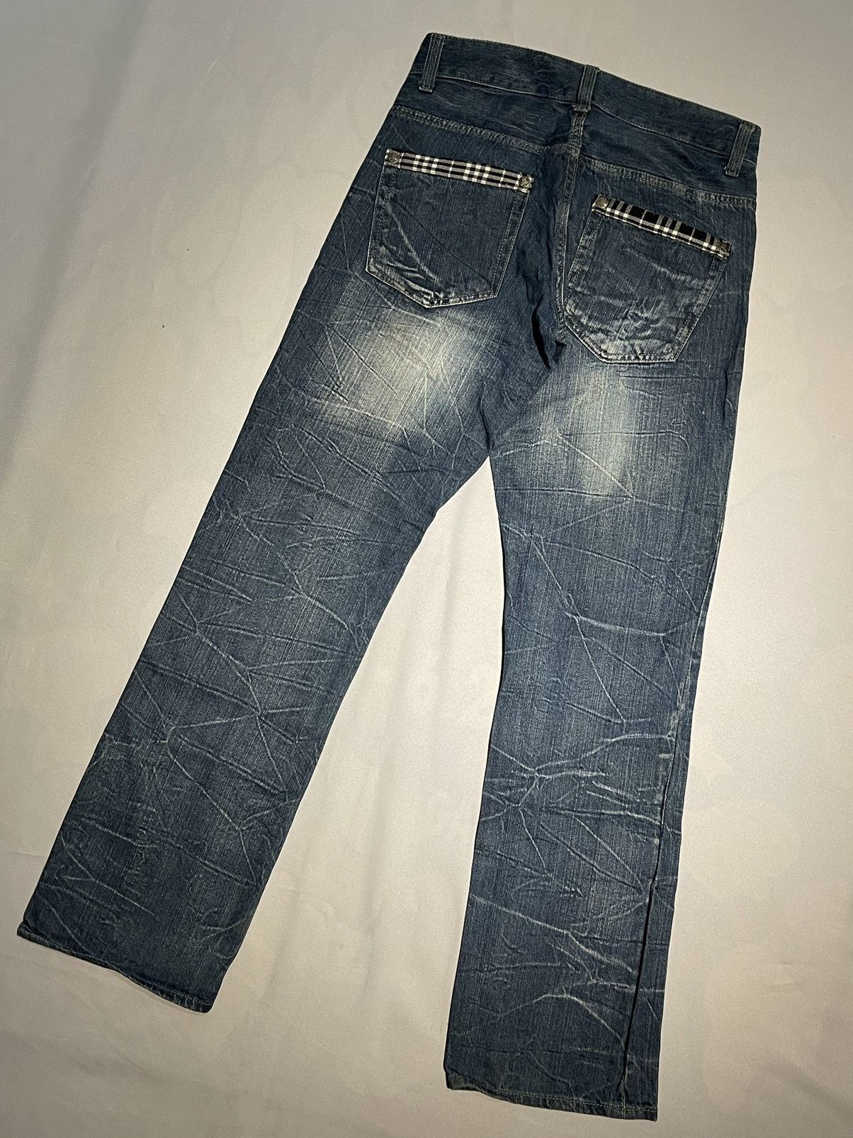 Japanese Brand × Vintage Japanese Brand Wild Life Distressed Denim Pant Size US 32 / EU 48 - 4 Thumbnail