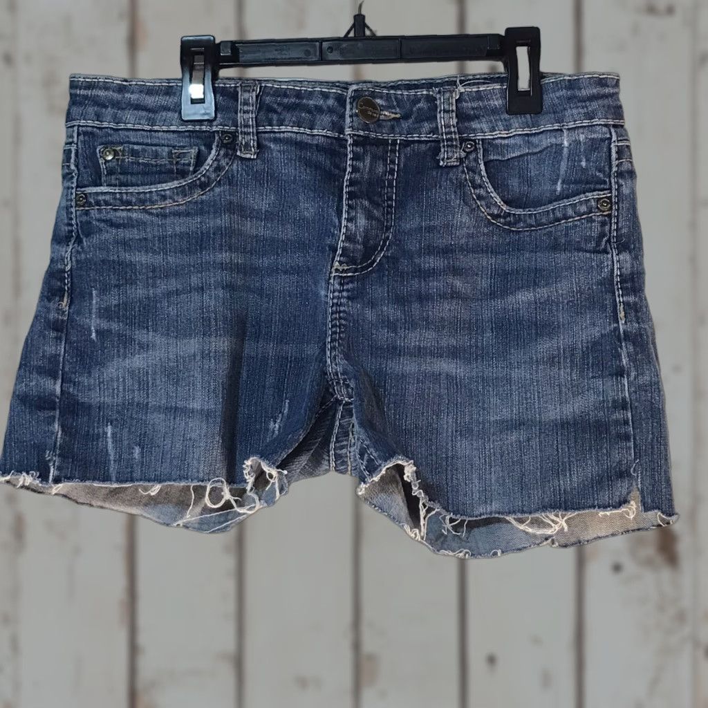 Vintage Common Genes Cut-Off Jean Shorts Women’s Size 8 Blue Denim Casual Everyday Size 30" / US 8 / IT 44 - 1 Thumbnail
